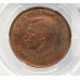 AUSTRALIA 1946 . ONE 1 PENNY . PCGS AU . VERY SCARCE